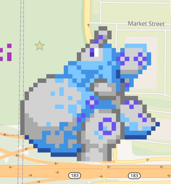 Yumbu pixel art on wplace