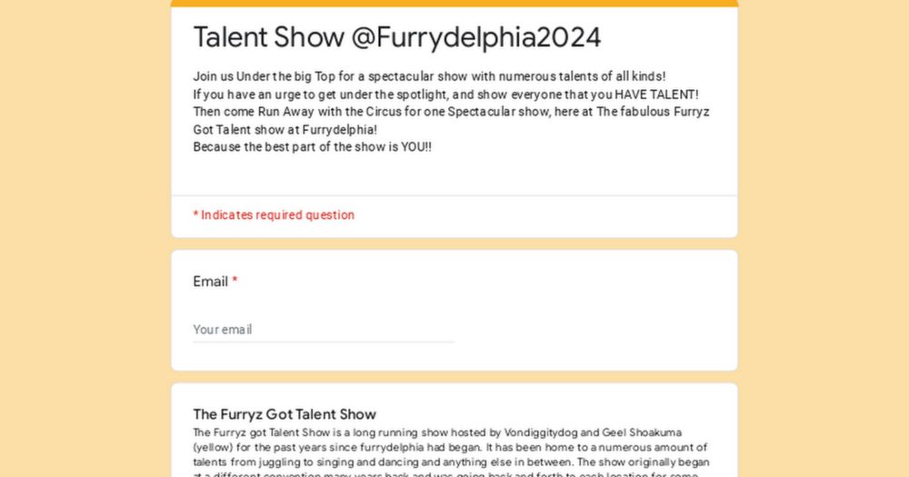 Talent Show @Furrydelphia2024