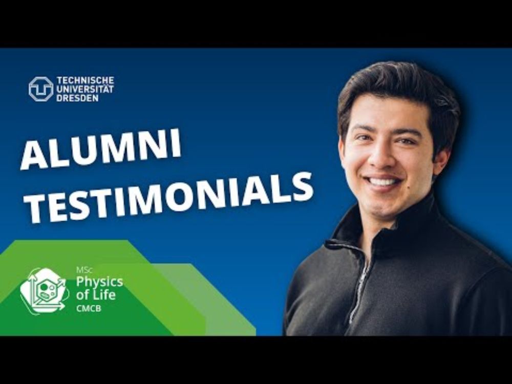 Why Master's in Physics of Life? Alumni Testimonials: Hamza Shafiq