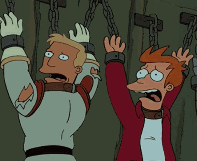 Futurama scared/happy death by snu snu gif