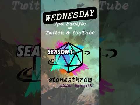 Tune in tomorrow(Wed,4/2 @7pm pst) for the Season 1 Finale of StonesThrow: Cities Beneath