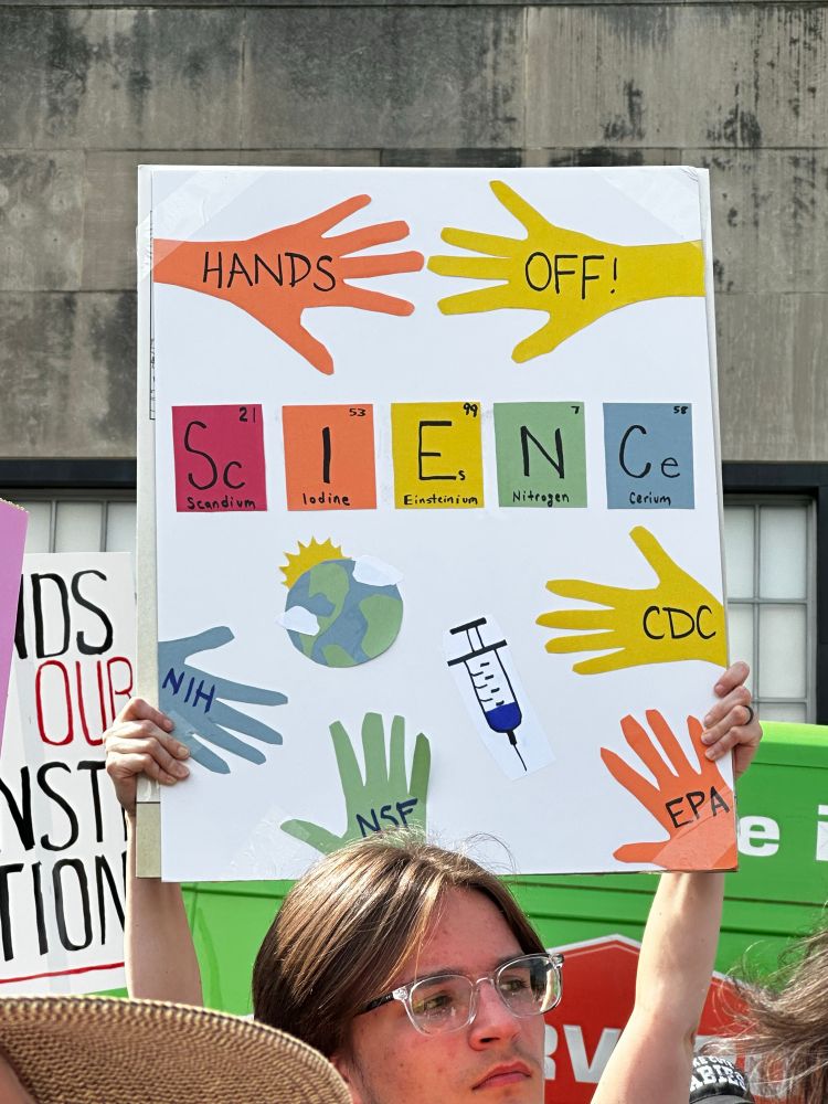 Hands off Science using scientific elements Sc, I, E, N Ce 