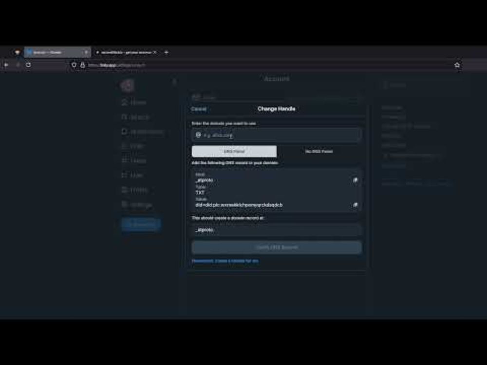 How to Setup your secondlife.bio handle in Bluesky
