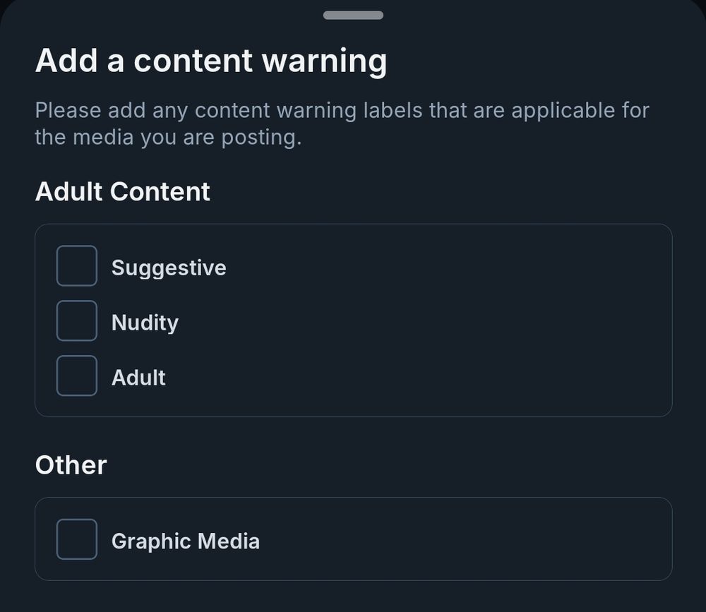 A second screenshot, showing the Labels tab