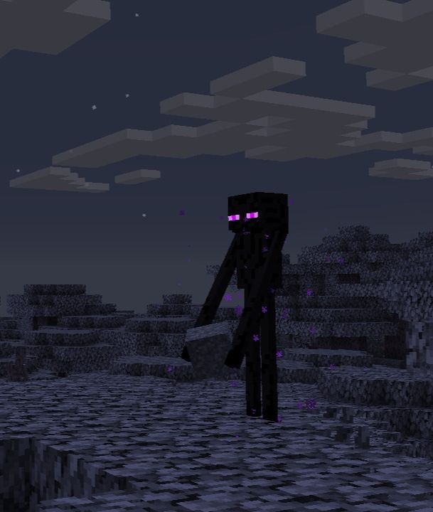 A minecraft Enderman