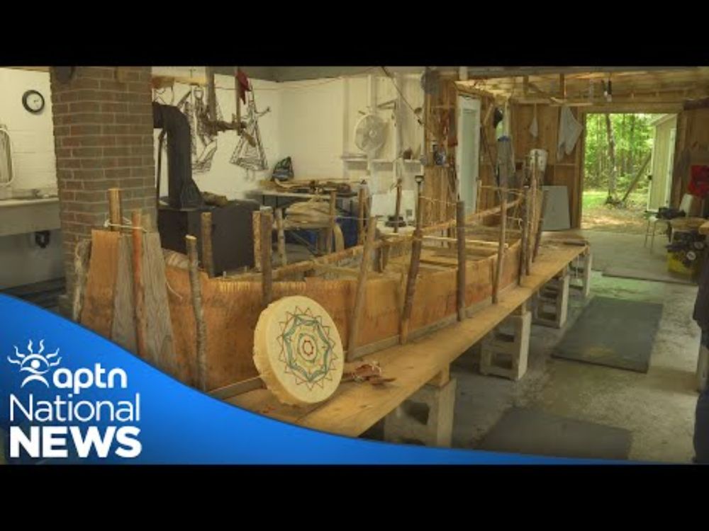 One last canoe: Mi’kmaw builder faces dying birch trees | APTN News