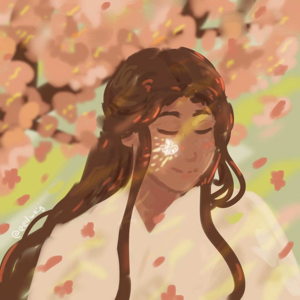 Xie Lian and a butterfly