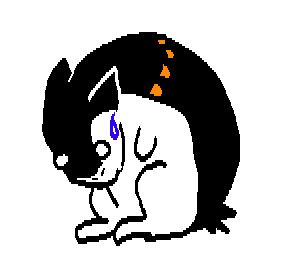 A Typhlosion looking emotionally disturbed