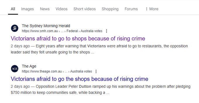 Victorians afraid to go to shops because of rising crime