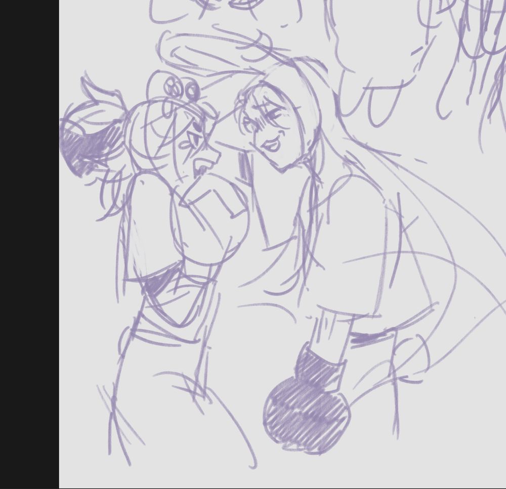 Blair threatening ritz (with demure)
