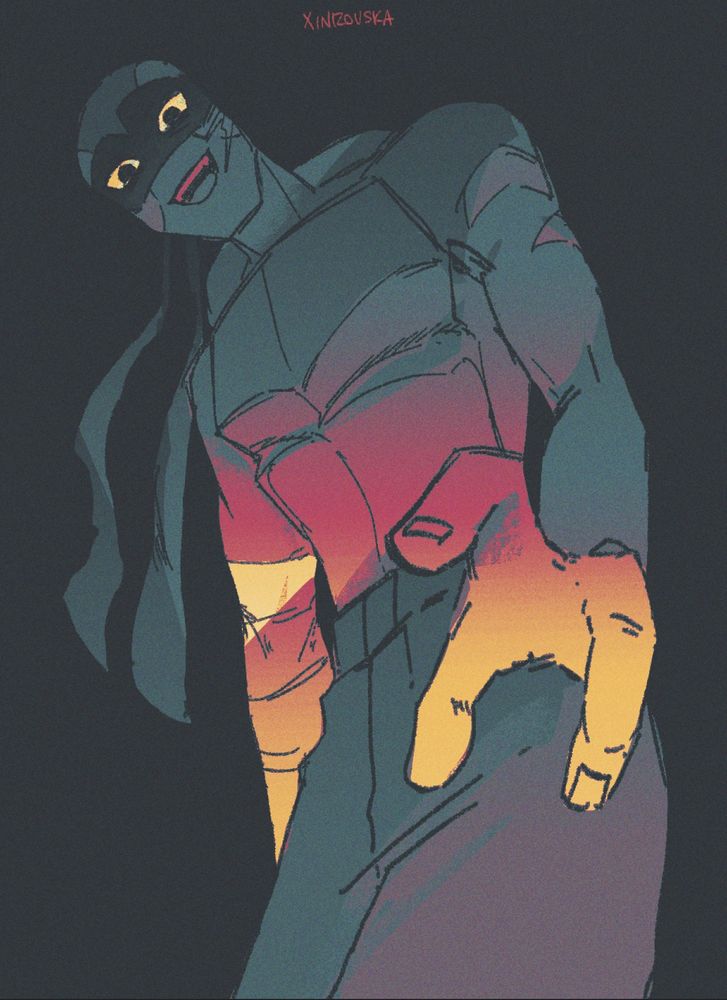 Villain Leo looking down at the viewer with a menacing smile