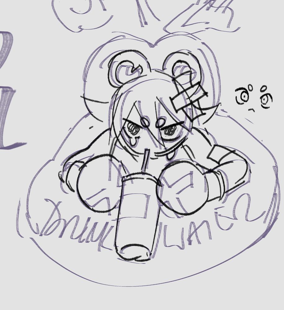 Ritz Drink water Sticker 