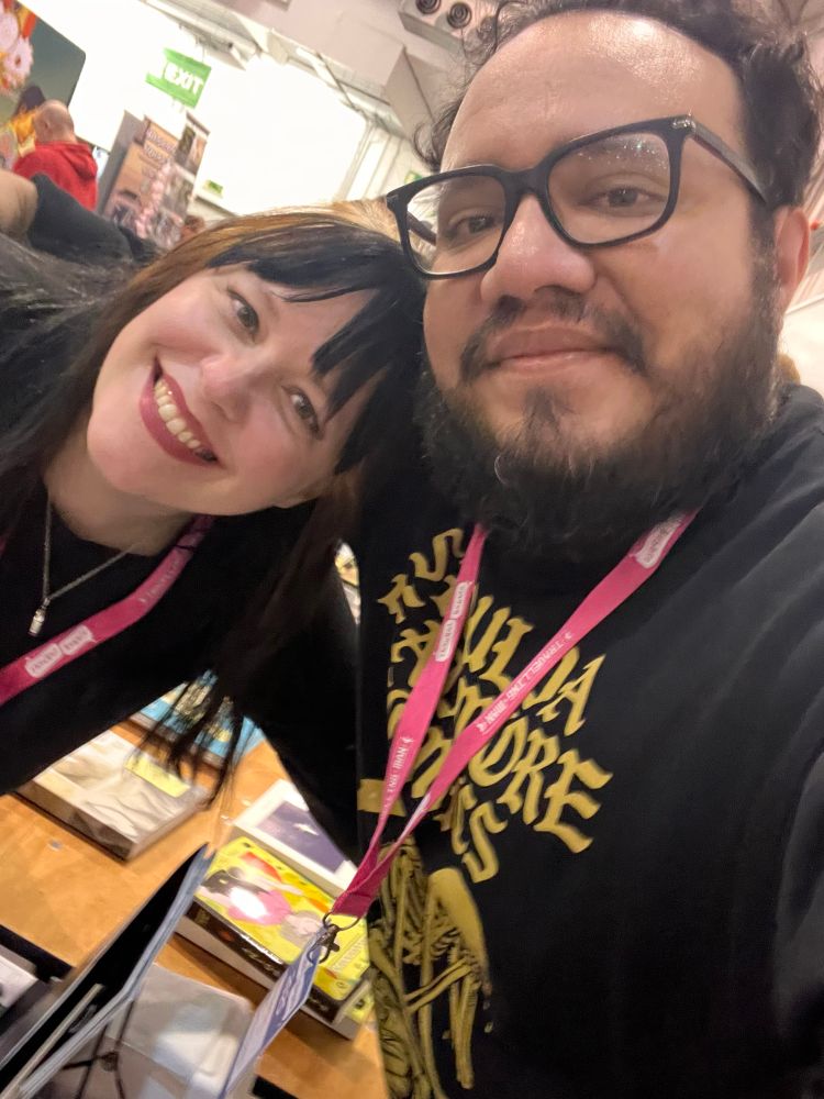 Henry and Jen selfie at thought bubble 