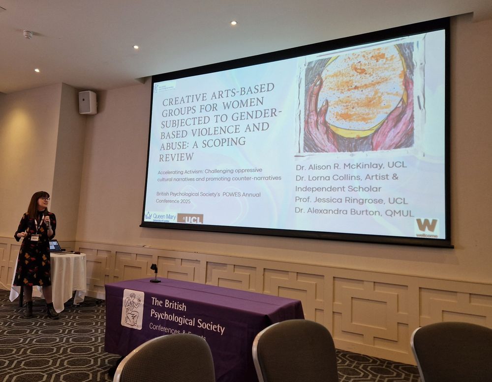 Alison McKinlay presents a scoping review of creative arts groups for women subjected to gender-based violence and abuse 