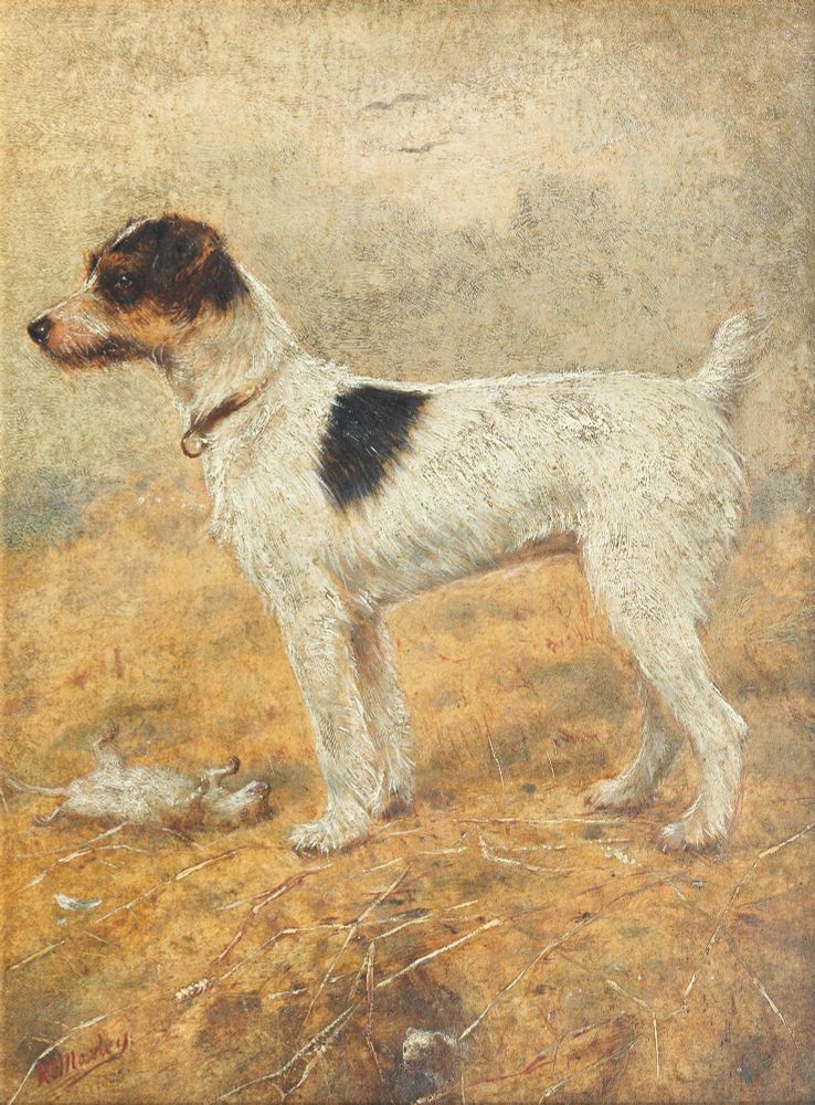 LOT 9
Richard S. Moseley
(British, active 1862-1893)
A Ratting Terrier
