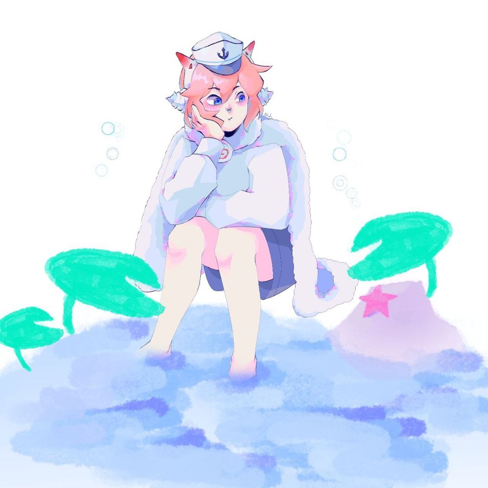 Strawberry Crepe Cookie from Cookie run Kingdom but I drew this in 2024