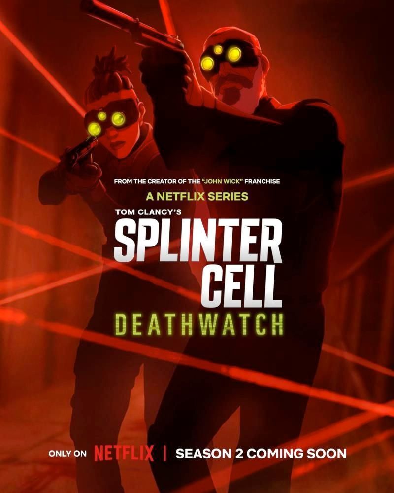 Capa da séria animada da Netflix Splinter Cell - Deathwatch