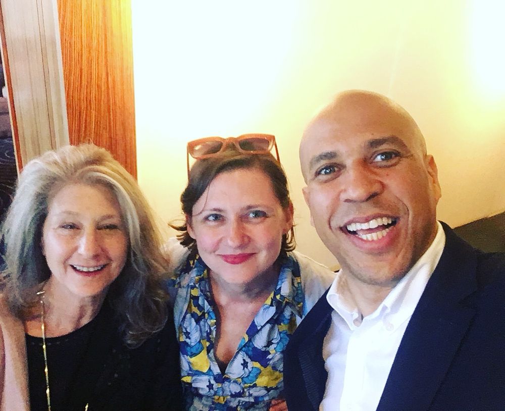 Melissa, Hali and the great Cory Booker 