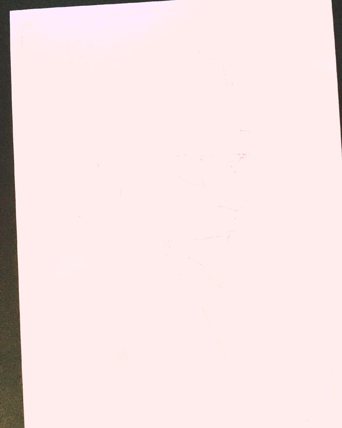 A blank sheet of paper