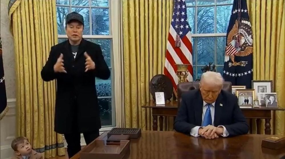 Elon Musk's son tells Trump "you're not the president and you need to go away" as his father describes the coup he is planning.