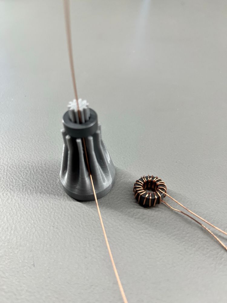 3d printed toroid winding tool