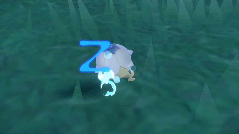Shiny Capsakid who is sleeping