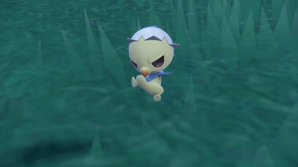 Shiny capsakid bouncing in the air