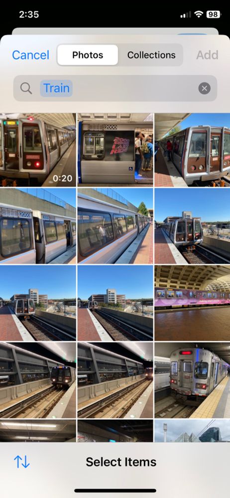 A bunch of train photos from my photo album. 