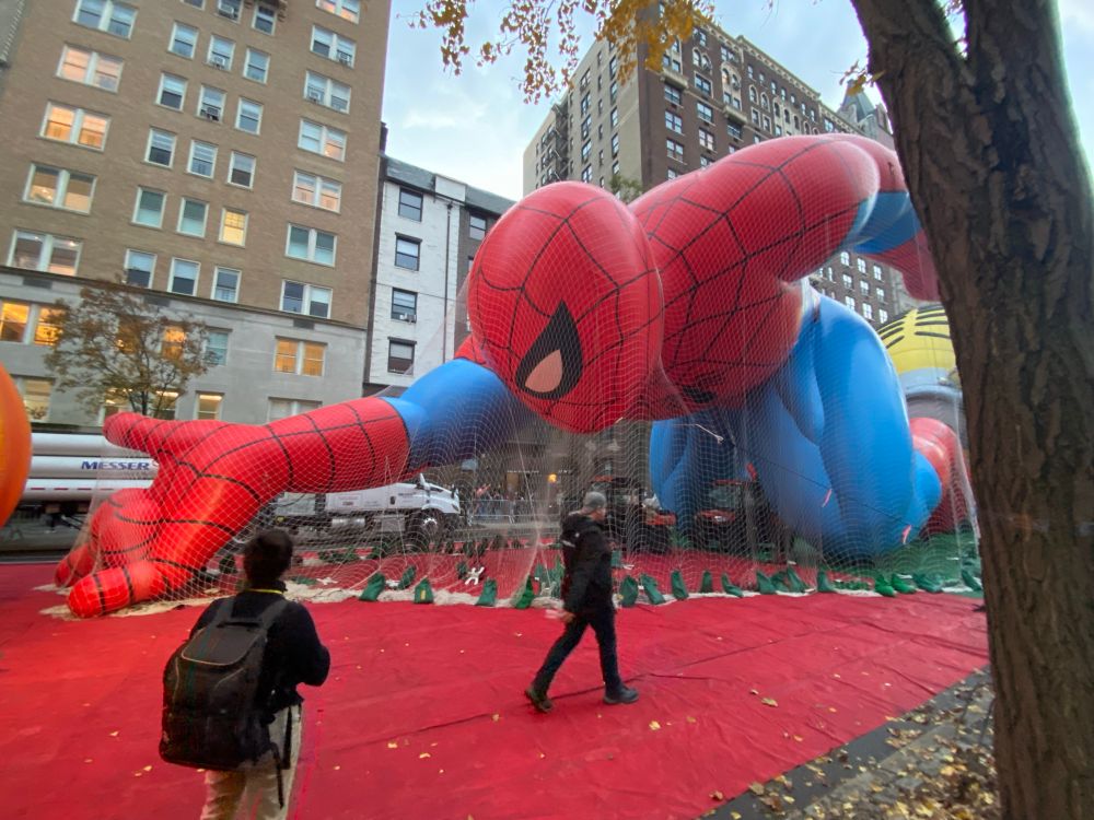 A balloon of Spider-Man.
