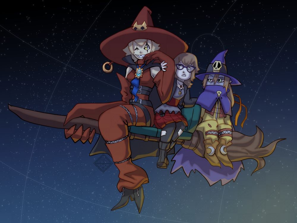 AU related things. Wit, Wiz, and Jenna saw what you did, and are judging accordingly~