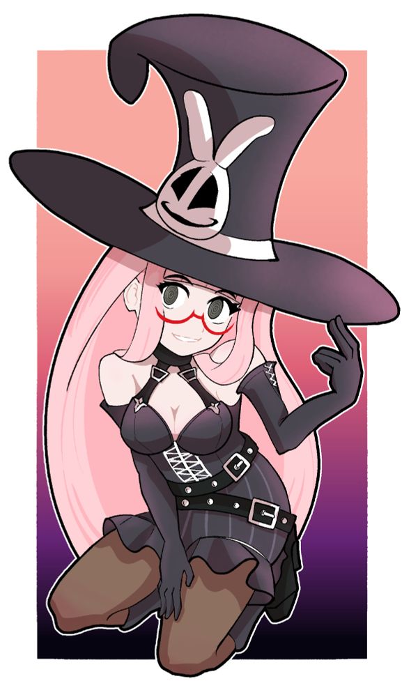 cute necromancer girl