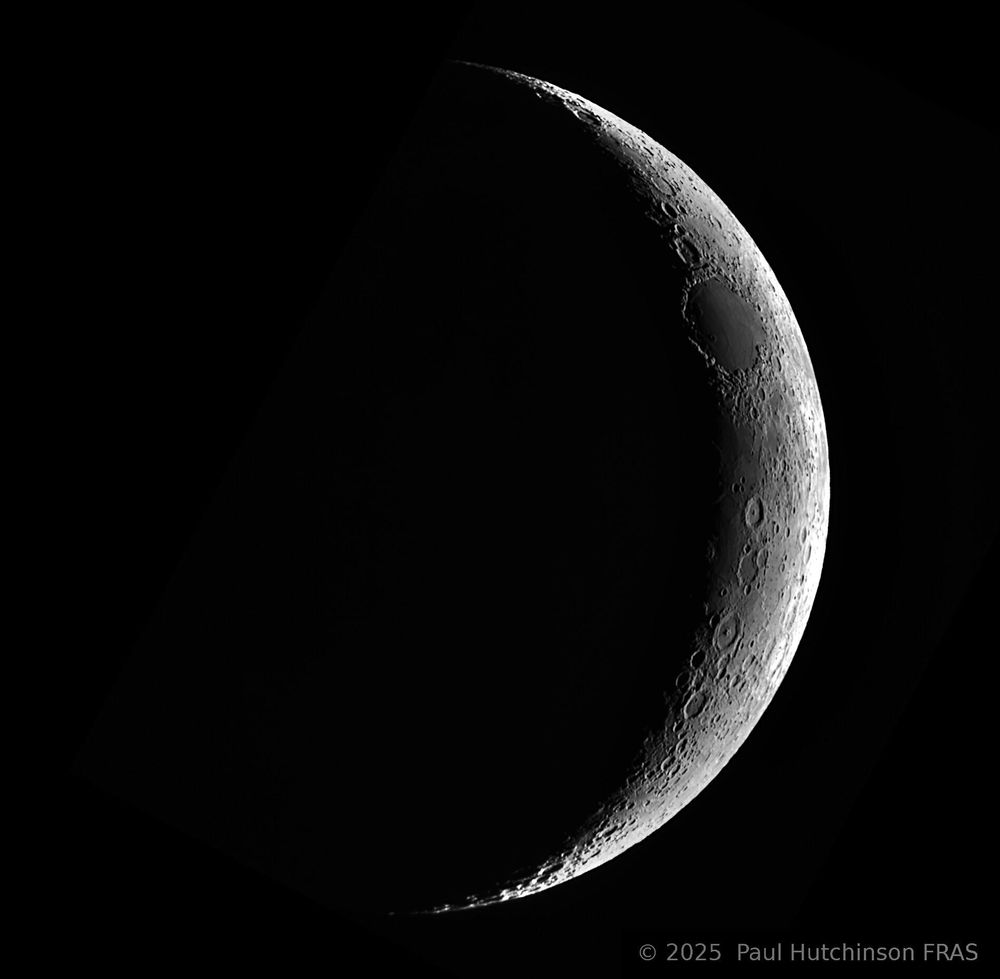 Crescent Moon astrophotography