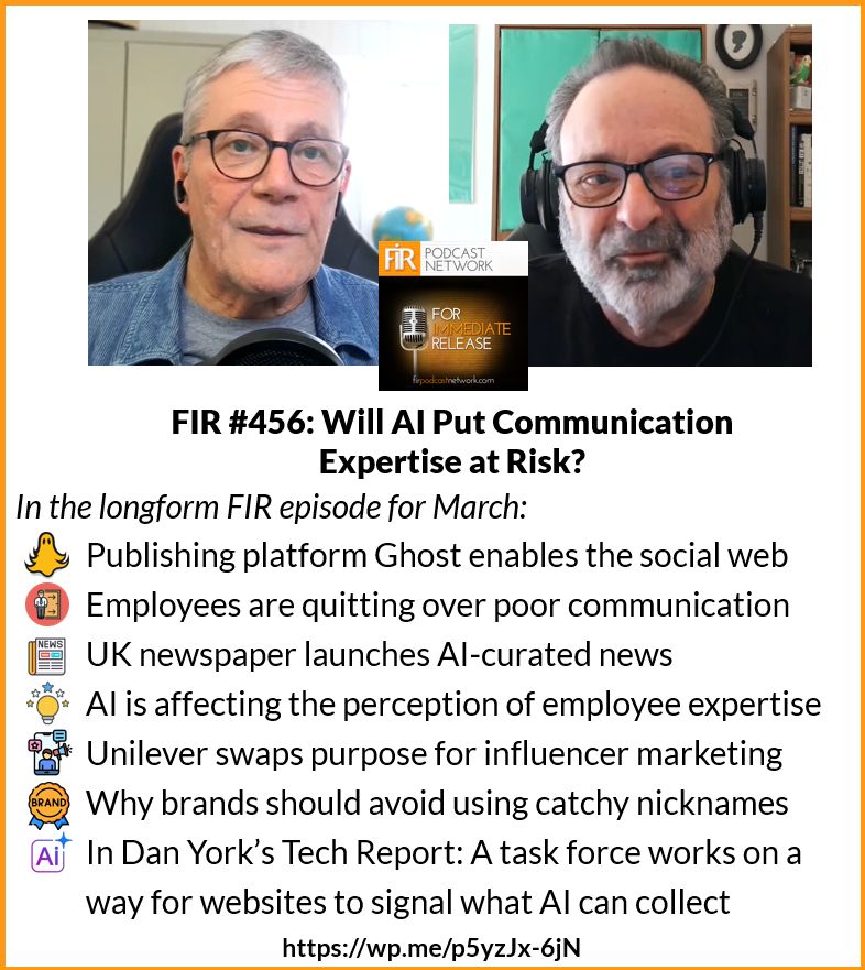 FIR podcast episode 456 topics