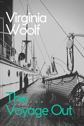 Cover of Woolf's The Voyage Out showing a passenger ship deck