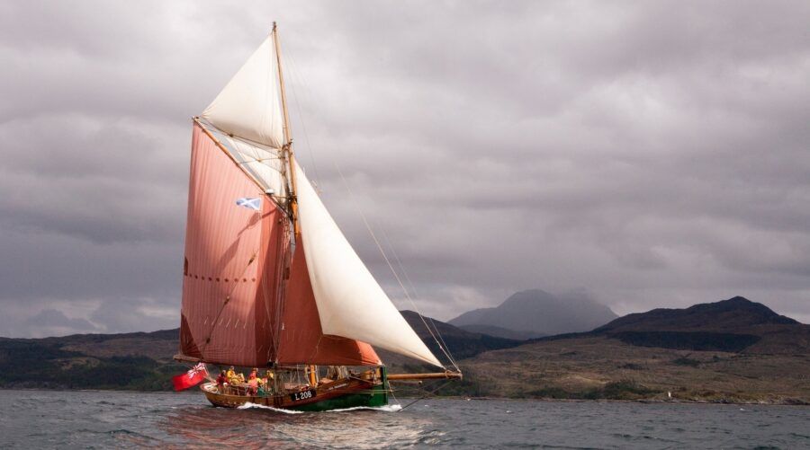 Danish gaff cutter The Ede Frandsen