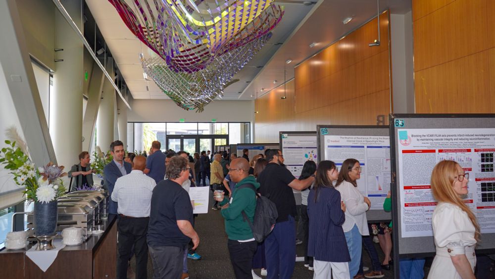 A poster session gave 72 researchers a chance to discuss their research and its potential impact.