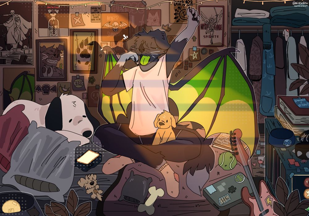 done for RhinoRuff on twitter 🐶