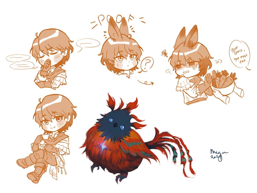 Joshua Rosfield (FF16) sketches 