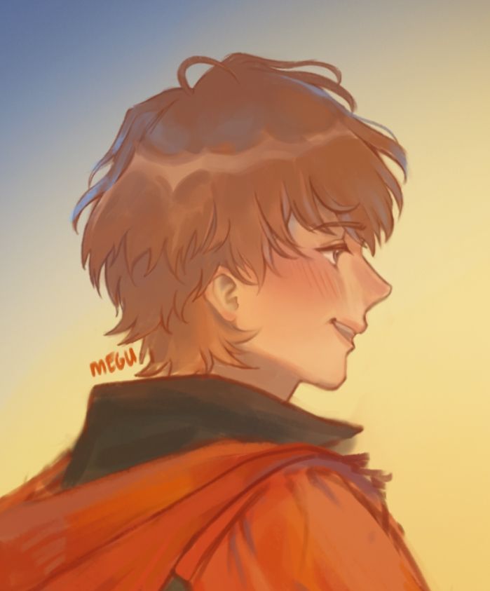 Joshua Rosfield side profile sketch 