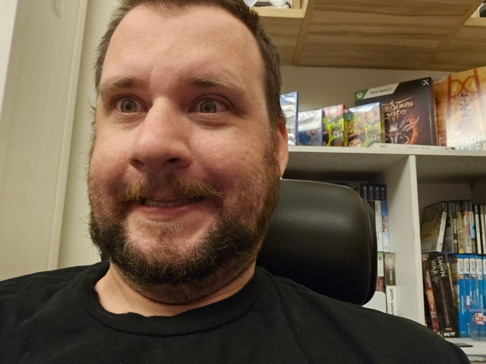 A middle aged man with an excel fried brain wrapped in a decomposing meat suit of game industry fuelled stress hormones.