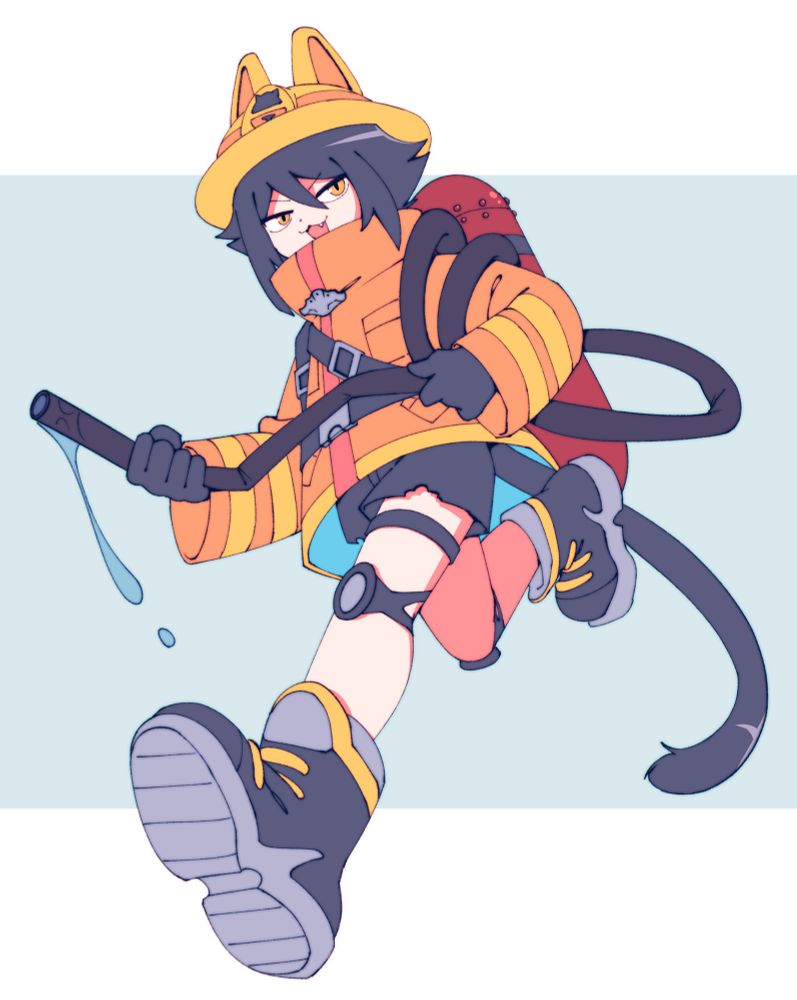 art for cup noodle of their vtuber character Shien!