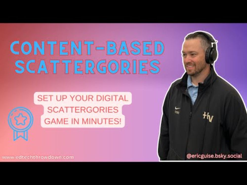 Content based Scattergories that Teachers can use in their Classrooms