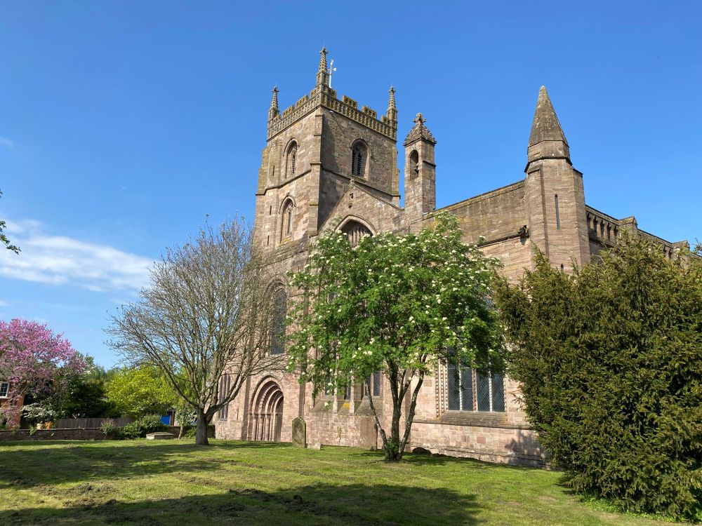 Leominster Priory large medieval church