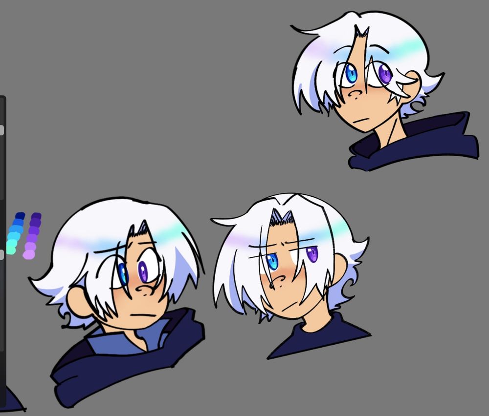 me trying to get used to drawing sirius' hair after not drawing it in months