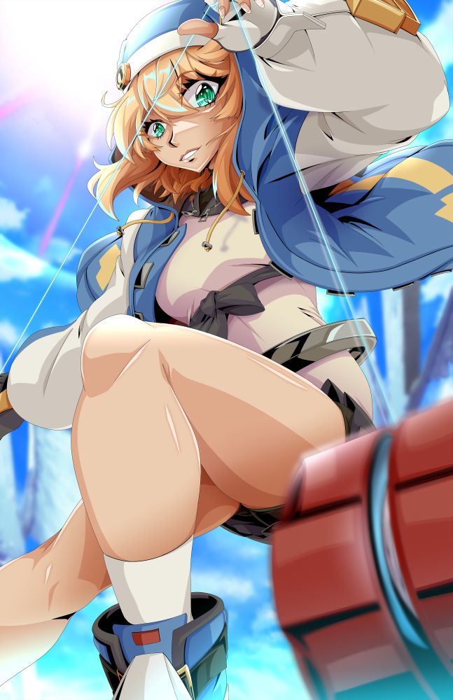 Character Illustration piece of Bridget from Guilty Gear -Strive-