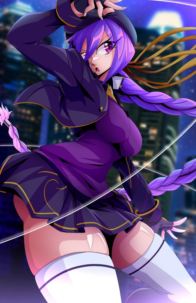 Character Illustration piece of Eltnum from UNDER-NIGHT: IN-BIRTH fighting game
