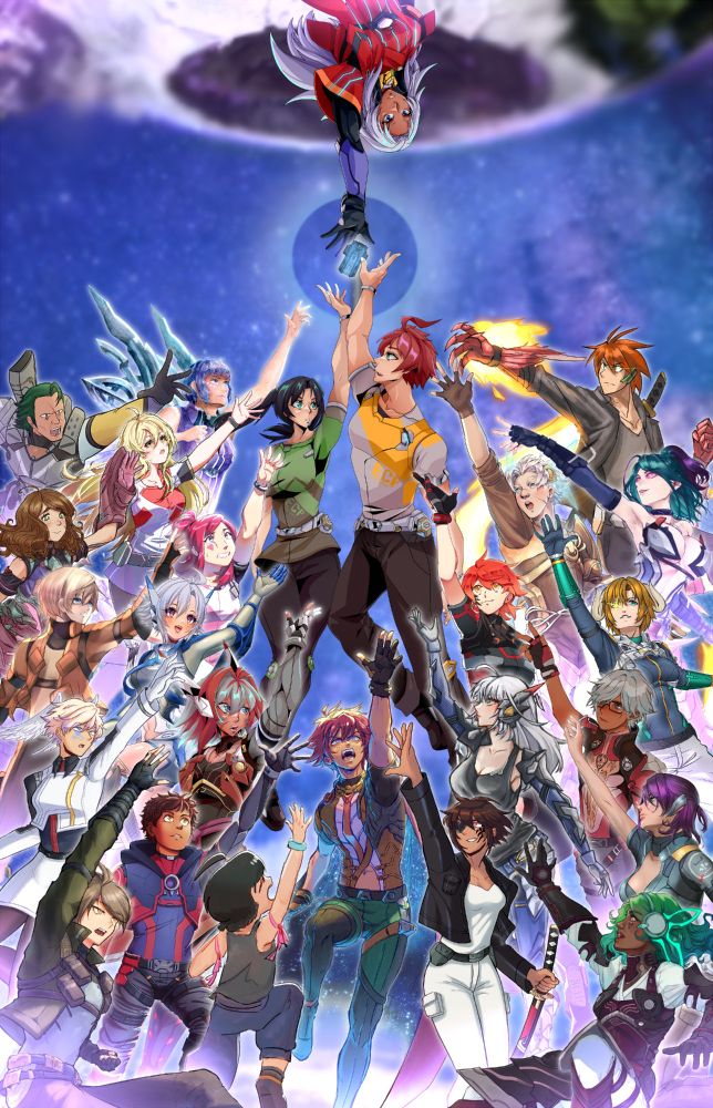 Illustration Collab with 21 artists to create an art piece to celebrated the 9th anniversary of Xenoblade Chronicles X released on the Nintendo Wii U on Dec. 4th 2015
