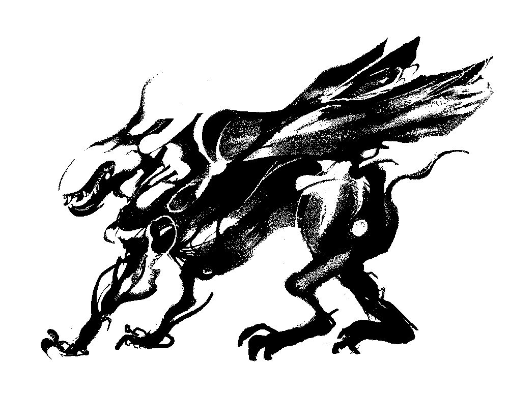 Compressed with heavy black and dithered/threshold 
