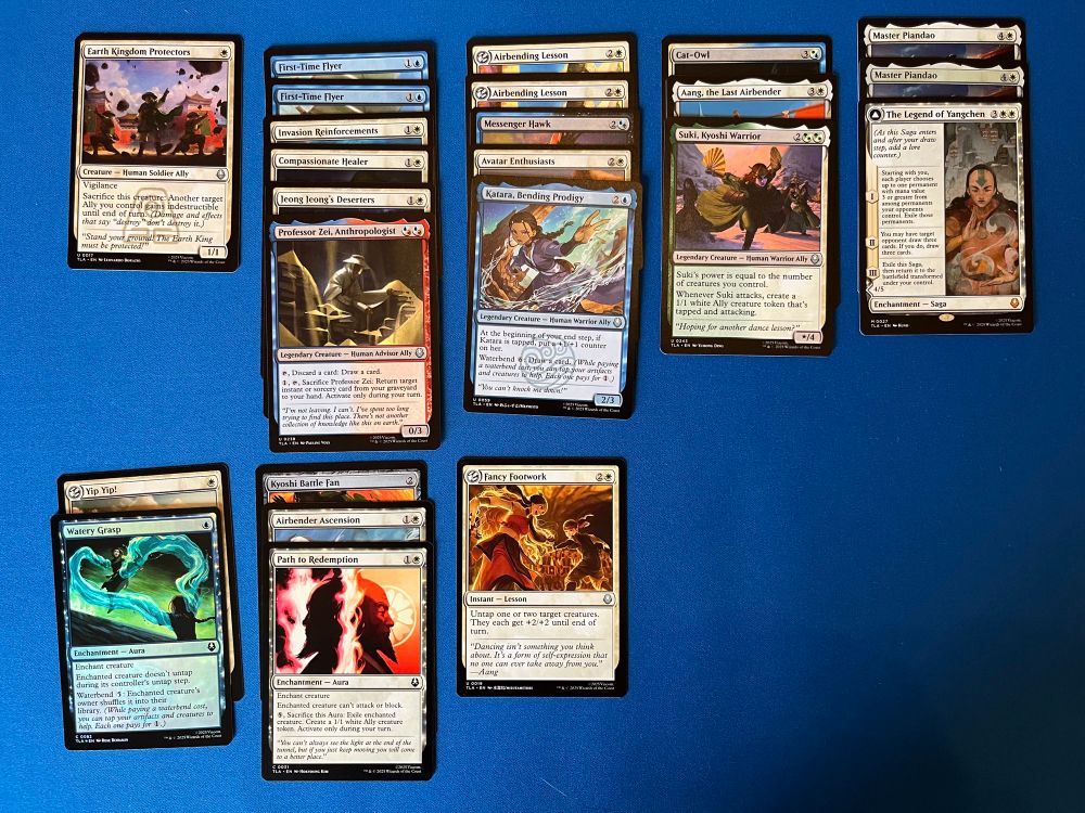 The deck I played. My flyers were easily the MVPs of the night. Although Kitara made a couple appearances and completely wrecked house! 