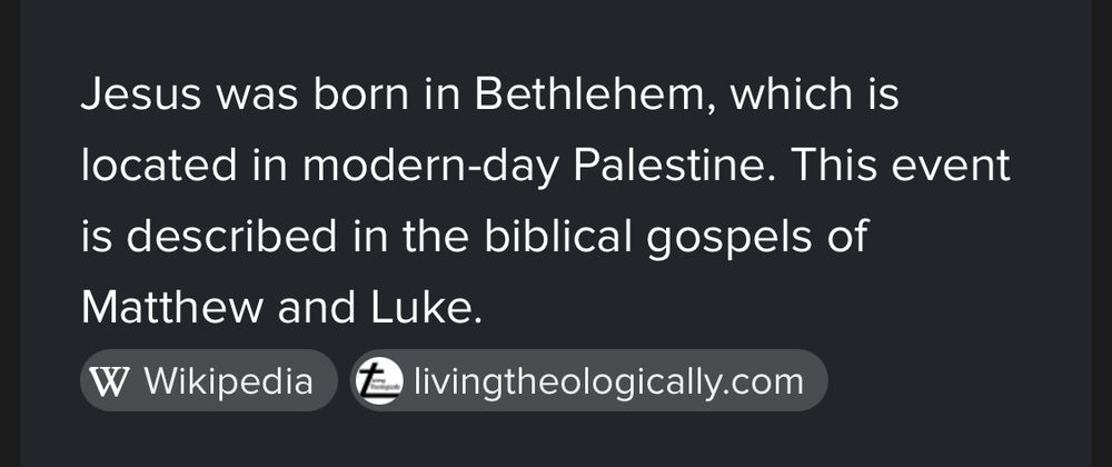 Jesus was born in Bethlehem, which is located in modern day Palestine. This event is described in the biblical gospels of Matthew and Luke. 